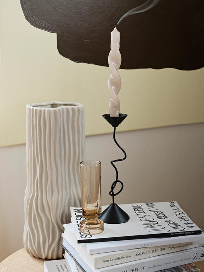 Selma Candle Holder Black