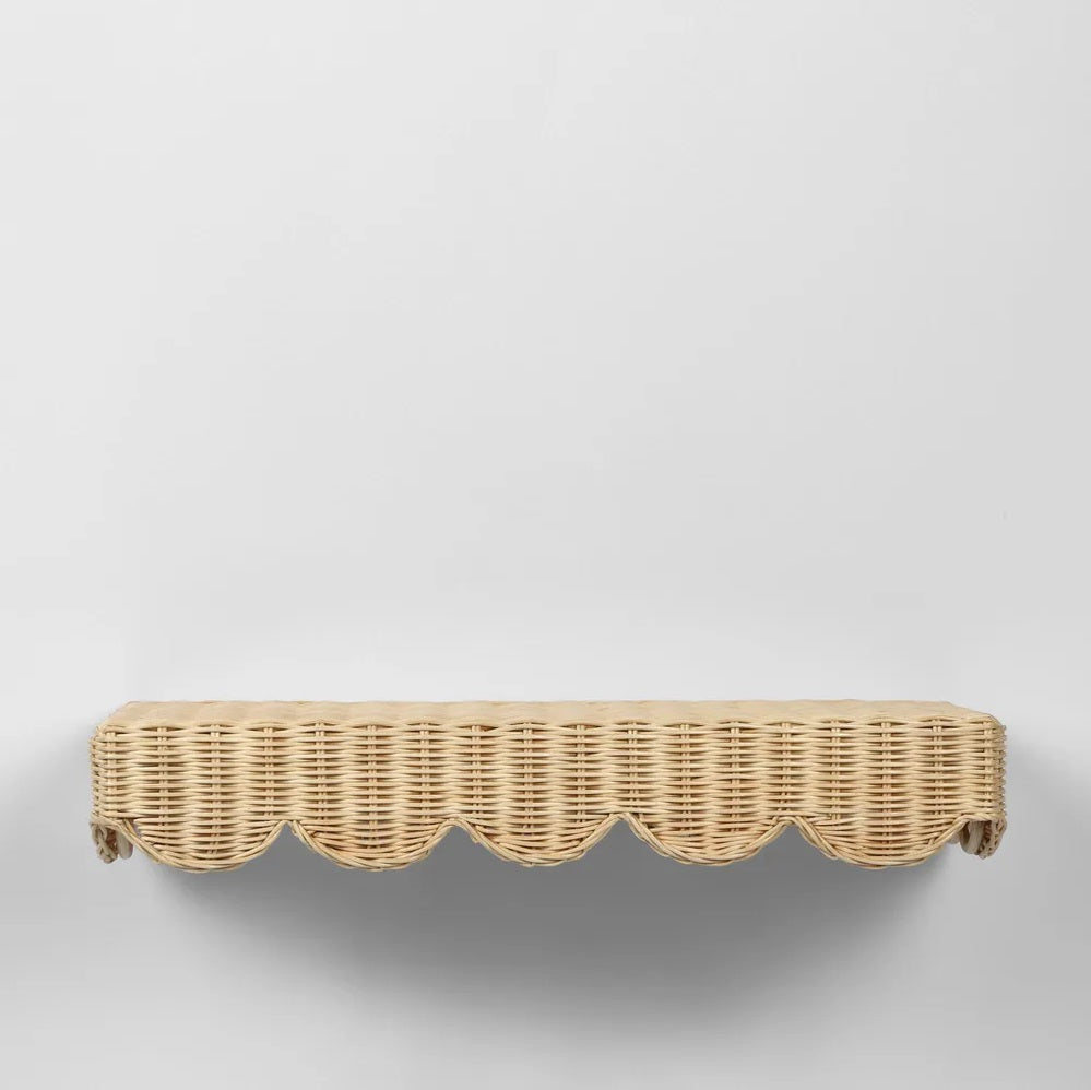 Rattan Wall Shelf  | Natural