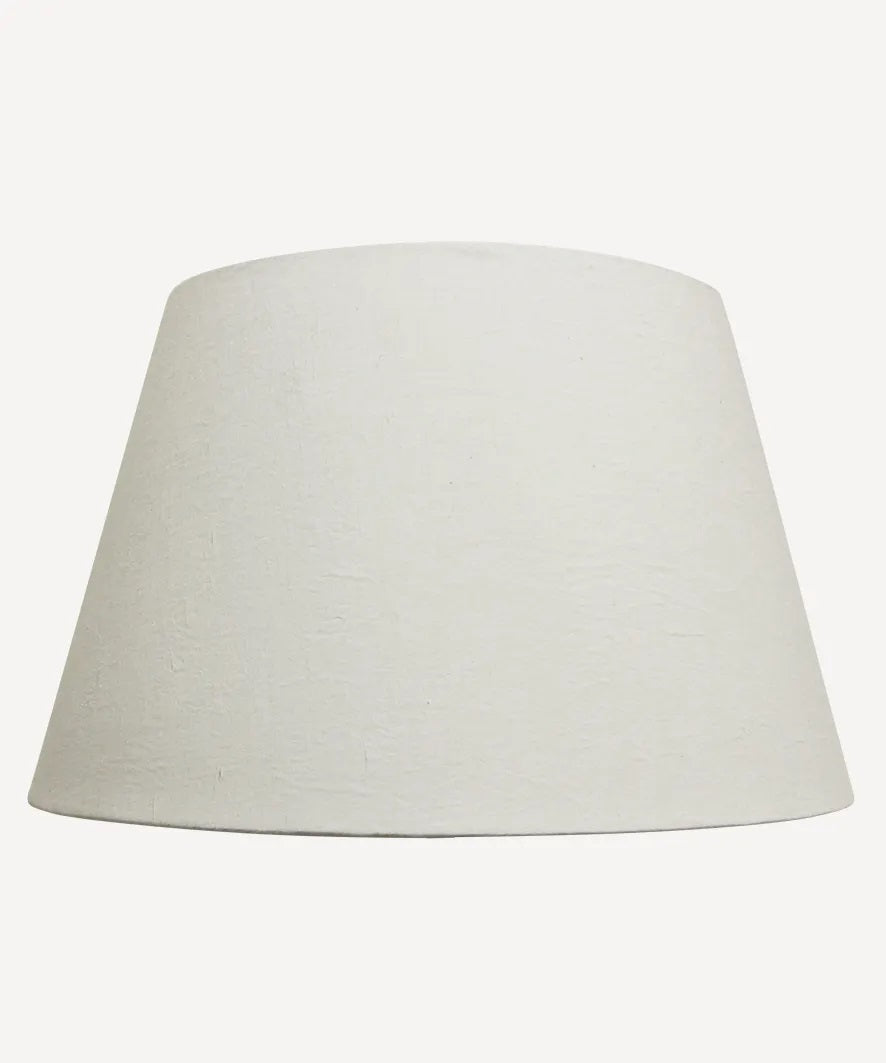 Tapered Drum Shade | White