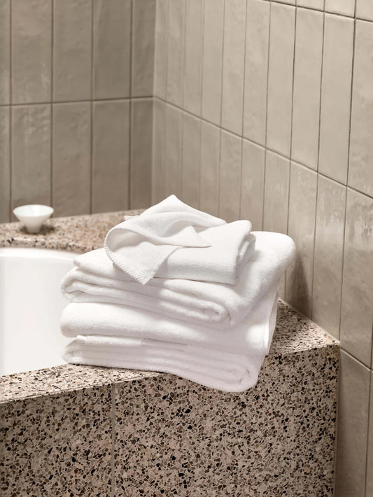 Regent Bath Towels | White