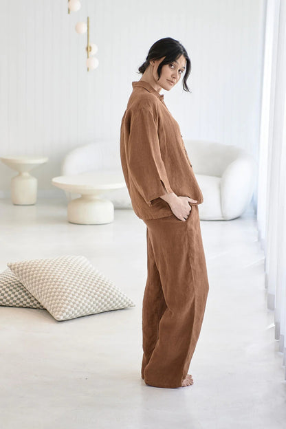 Loungewear Linen Pants | Nutmeg