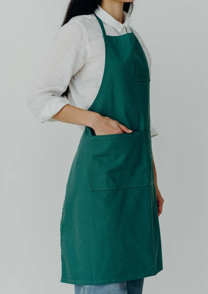 Custom Made Linen Apron | Full Apron