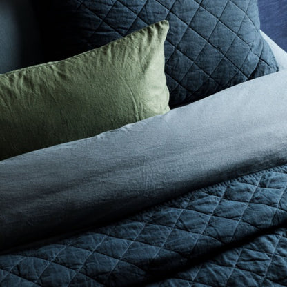 Linen Quilt | Navy