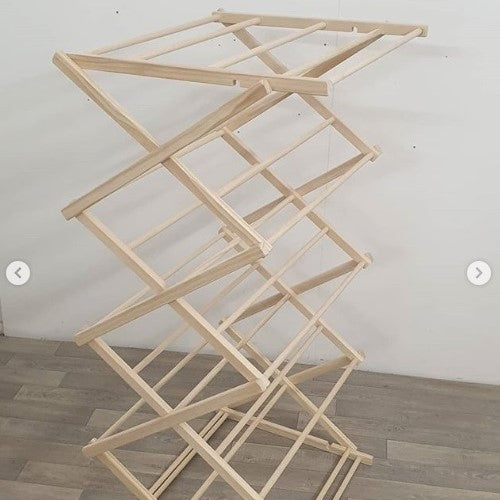 The Tower with built in Top rack  Wooden Clothes Drying Rack – The Foxes  Den