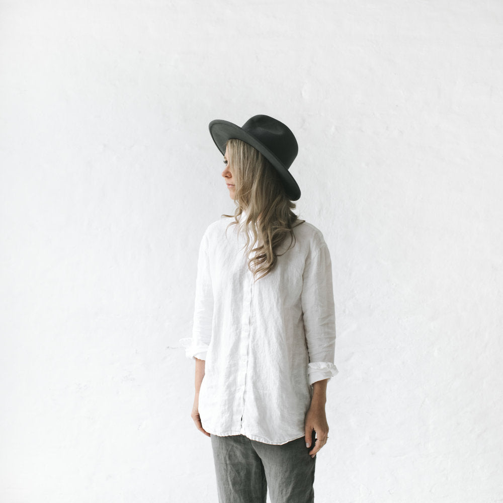 Linen Shirt | White – The Foxes Den