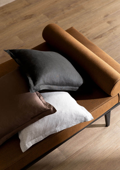 Echo Linen Cushion | Rye