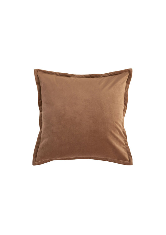 Velvet Cushion in Tobacco